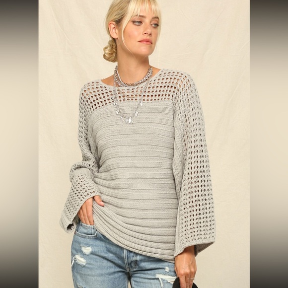 Kyemi Sweaters - KYEMI OPEN KNIT SWEATER ❤️NEW COLLECTION IN STORES❤️